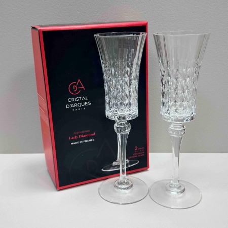 Набір келихів для шампанського 2 шт 150 мл CD'A Lady Diamond L9742/1