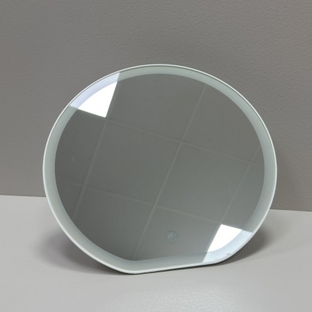 Дзеркало косметичне акумуляторне з LED-підсвіткою 26,5х25,7х1,5 см 3 режими A-Plus M004 біле