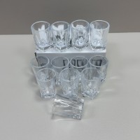 Набір чарок скляних 12 шт 25 мл Yujing GlassWare 3955/BMS002