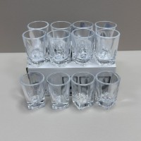 Набір чарок скляних 12 шт 25 мл Yujing GlassWare 3955/BMS002