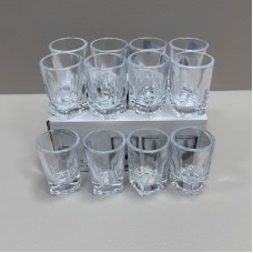 Набір чарок скляних 12 шт 25 мл Yujing GlassWare 3955/BMS002