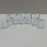 Набір чарок скляних 12 шт 25 мл Yujing GlassWare 3955/BMS002