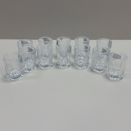 Набір чарок скляних 12 шт 25 мл Yujing GlassWare 3955/BMS002