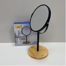 Дзеркало косметичне на ніжці 18х18х35 см Ardesto ARHH5403BB чорне