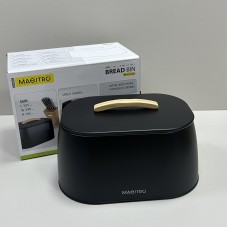 Хлібниця 33,5х23,7х18 см Maestro MR-1675-2 чорна