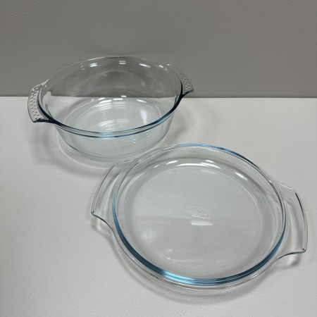 Каструля скляна зі скляною кришкою 3,7 л + 1,4 л Pyrex 118A000/7643
