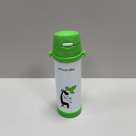 Термос-пляшка дитячий 500 мл з нержавіючої сталі Kamille 2086 зелений