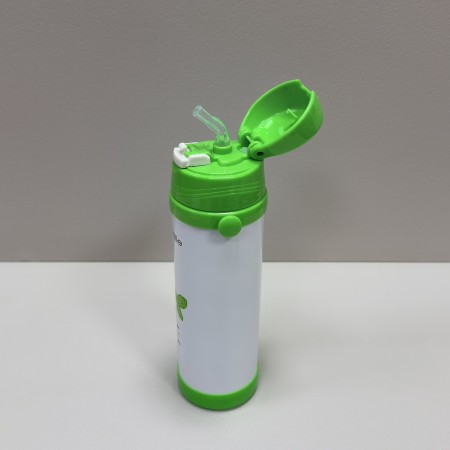 Термос-пляшка дитячий 500 мл з нержавіючої сталі Kamille 2086 зелений