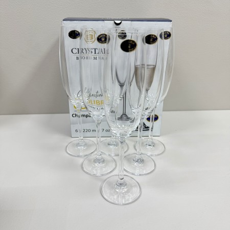 Набор бокалов Bohemia Colibri (Gastro) 220 мл для шампанского 6 шт (4S032 220 BOH) 