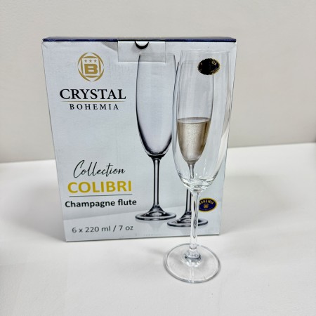 Набор бокалов Bohemia Colibri (Gastro) 220 мл для шампанского 6 шт (4S032 220 BOH) 
