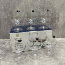 Набір бокалів Bohemia Sylvia (Klara) 400 мл для коньяку 6 шт (4S415 400 BOH)