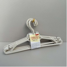 Вішалка для одягу дитяча 5 шт Біла троянда Алеана 121074