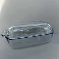 Гусятниця скляна 3.2 л прямокутна з кришкою 36,5 х 20,8 х 13,5 Simax Color 7356-7366 SIM