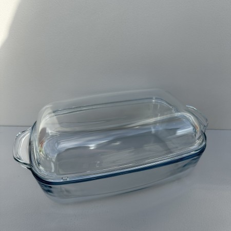 Гусятница стеклянная 3.2 л прямоугольная с крышкой 36,5 х 20,8 х 13,5 Simax Color 7356-7366 SIM