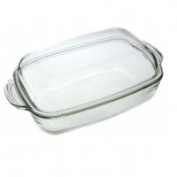 Гусятниця скляна 3.2 л прямокутна з кришкою 36,5 х 20,8 х 13,5 Simax Color 7356-7366 SIM