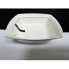 Тарілка порцелянова 23 см квадратна Interos 9 Снігова Королева 223723-А