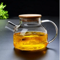 Чайник для заварювання Ardesto 1000 мл боросилікатне скло з бамбуковою кришкою AR3010GB/AR3010GBM