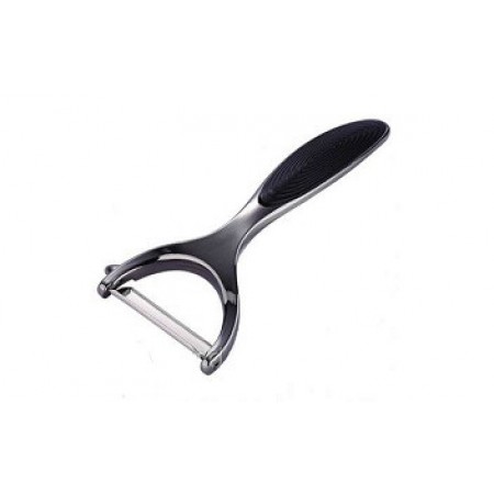 Овочечистка 14.5 х 6.3 х 4.3 см із цинкового сплаву з TPR-вставкою на ручці Kamille КМ-5081