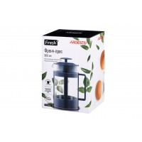Френч-прес Ardesto Fresh, 800 мл, синій, пластик, скло (AR1008BEF)
