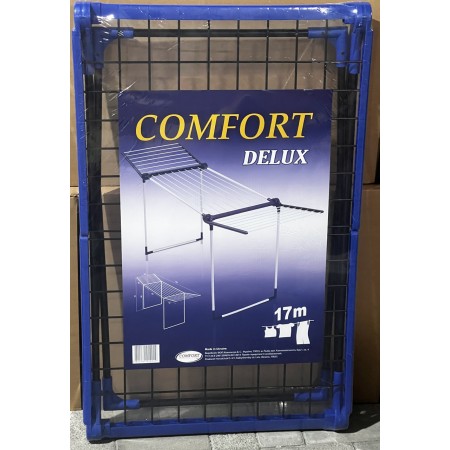 Сушарка підлогова для одягу 17 м Comfort Delux 17-F чорно-синя