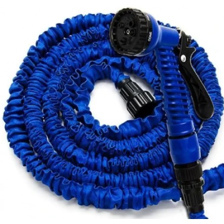 Шланг для поливу садовий 30 метрів Magic Hose 100 FT синій