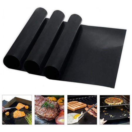 Набір антипригарних килимків GT Plat для гриля та BBQ гриль-мат 3 шт (4033BBQ)