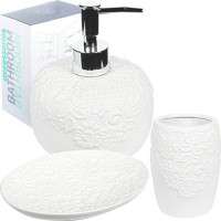 Набір аксесуарів для ванної кімнати 3 предмети SNT 889-07-008