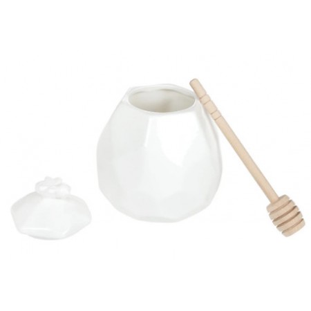 Медівниця 450 мл з дерев'яною ложкою Naturel BonaDi 938-014