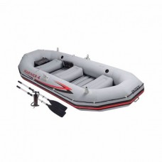 Човен надувний 4-хмісний 328*145*48 см з насосом та веслами Intex 68376