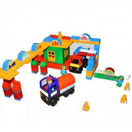Конструктор 116 деталей АЗС Doloni Toys 0-013888/04