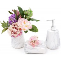 Набір аксесуарів для ванної кімнати Сірий мармур 3 предмети BonaDi 851-248