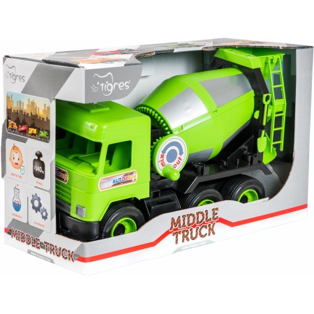 Бетонозмішувач Tigres Middle truck Зелена (39485)
