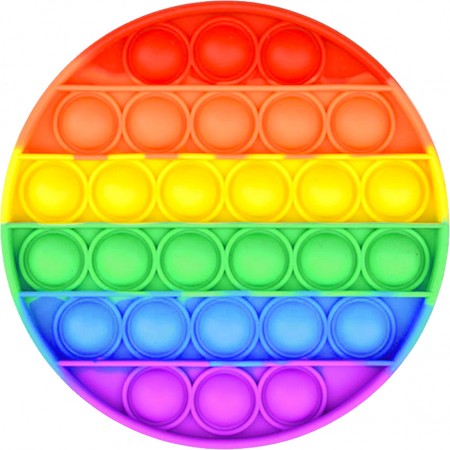 Іграшка антистрес вічна пухирець Pop It Круг MS 02-02