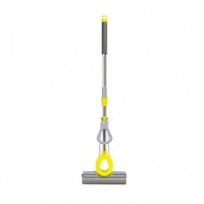 Швабра на 2 віджими PVA-насадка 27 см з  ручкою телескоп 97-130 см ECo Fabric EF-2720