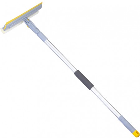 Швабра для миття вікон алюмінієва з телескопічною ручкою 82-133 см Eco Fabric EF-2535