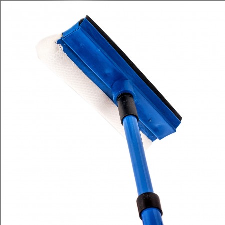 Швабра для миття вікон металева з телескопічною ручкою 30080
