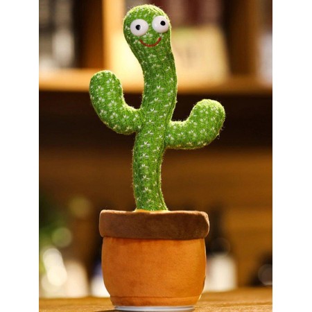 Танцюючий та співаючий кактус з підсвічуванням Dancing Cactus (7450)