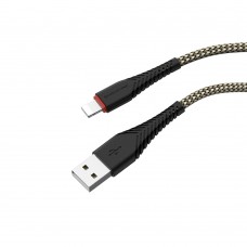 USB кабель Borofone BX25 Lightning 1m чорний