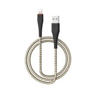 USB кабель Borofone BX25 Lightning 1m чорний