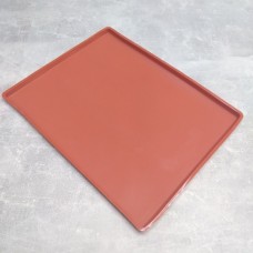 Силіконовий килимок деко 30*25*1,5 см для рулету, пастили та іншої випічки теракотовий A-Plus 1915