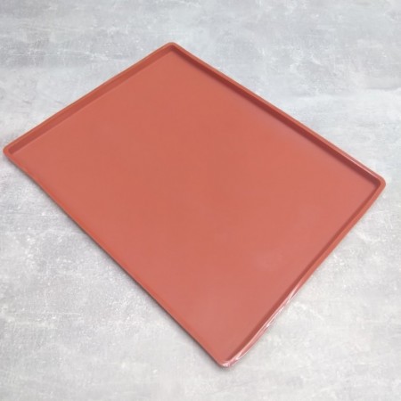 Силіконовий килимок деко 30*25*1,5 см для рулету, пастили та іншої випічки теракотовий A-Plus 1915