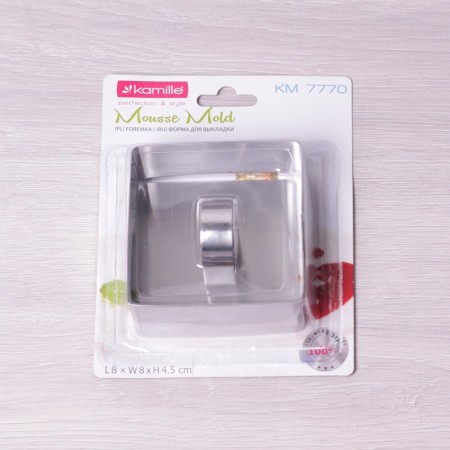 Форма для викладання/вирізки  8*8*4,5 см Kamille KM 7770