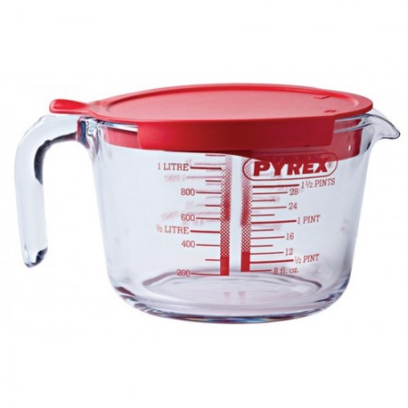 Мірний стакан з кришкою 1 л Pyrex Classic 264P000/7046