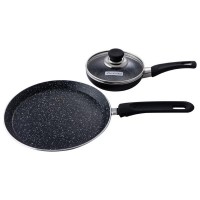 Набір посуду антипригарний Kamille мармур (2 шт.) (0615MR)