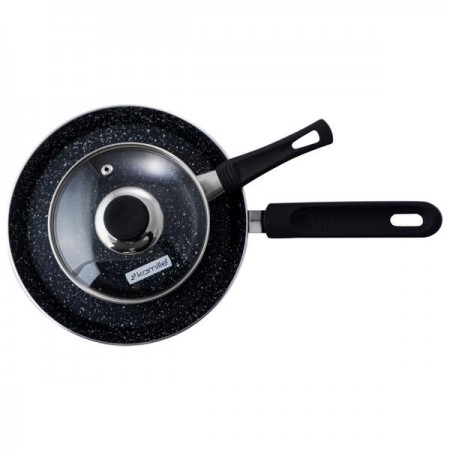 Набір посуду антипригарний Kamille мармур (2 шт.) (0615MR)