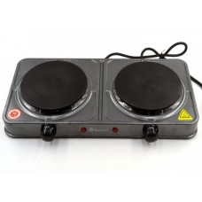Електроплита 2-х конфоркова настільна Domotec 5822 MS