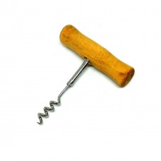 Штопор із нержавіючої сталі з дерев'яною ручкою 2707
