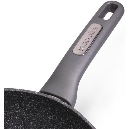 Сковорода-стільник Kamille Granite Ø26 см індукційна з гранітним антипригарним покриттям KM-4293GR