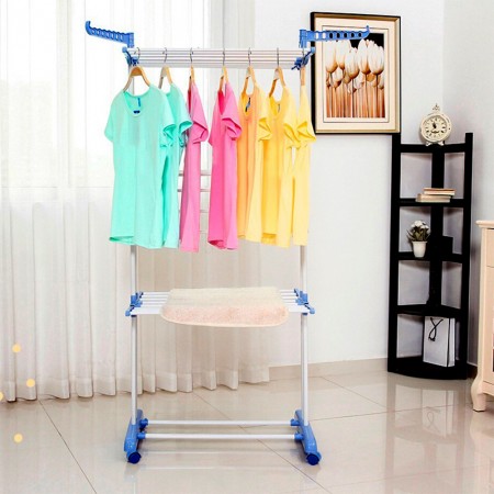 Сушарка органайзер для одягу Spray Painting Clothes Hanger до 40 кг CR-364