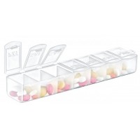 Органайзер для тижневого прийому вітамінів 15*3.5*2.5 см Akay Plastik AK-558